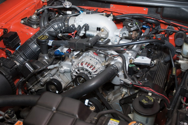 Edelbrock 38473 Ultra Low Profile Intake Elbow 90mm Throttle Body to Square-Bore Flange Black Finish