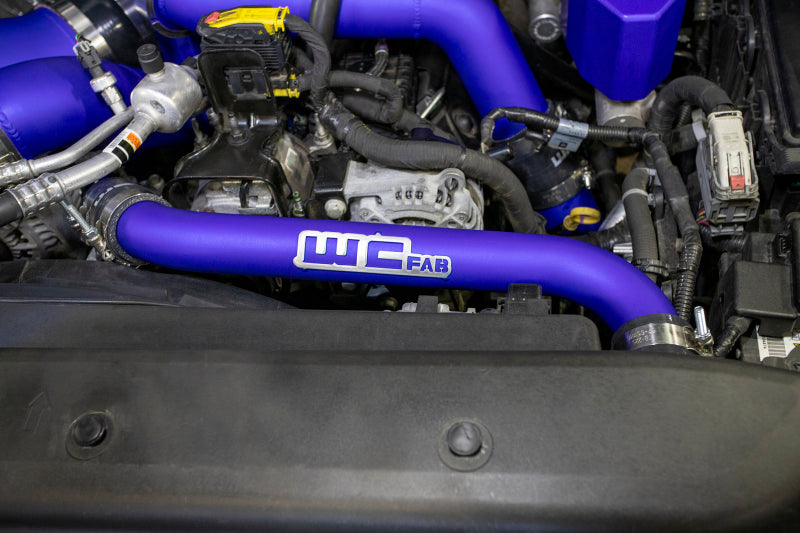 Wehrli Custom Fabrication WCF100742-CP Upper Coolant Pipe Candy Purple for 2017-2019 Chevrolet Silverado / GMC Sierra 2500 HD / 3500 HD 6.6L L5P Duramax