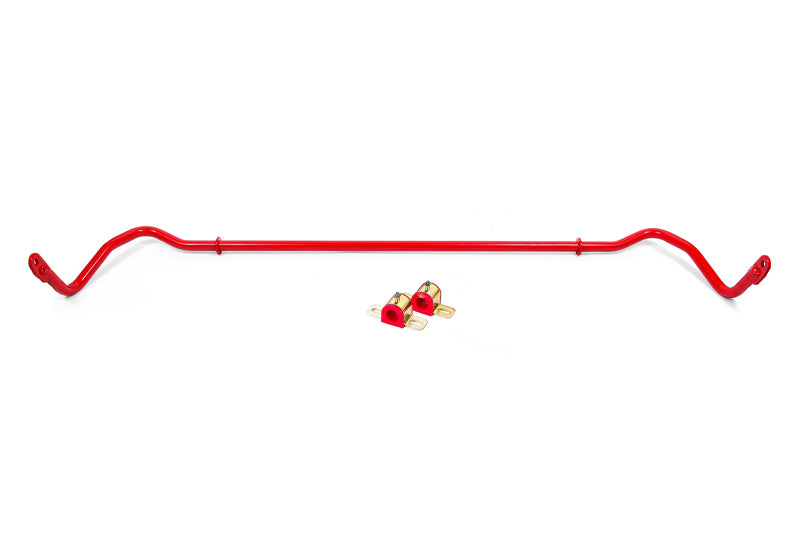BMR 2008-2023 Dodge Challenger Rear Hollow 25mm Non-Adjustable Sway Bar Kit - Red