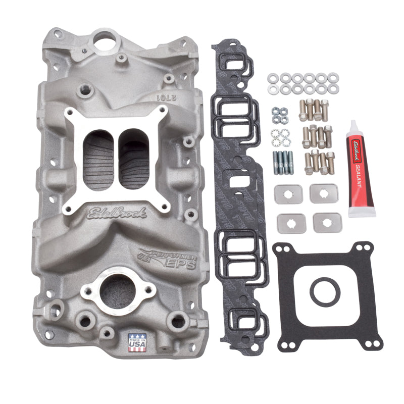 Edelbrock 2040 Performer EPS Intake Manifold Install Kit for Small Block Chevrolet
