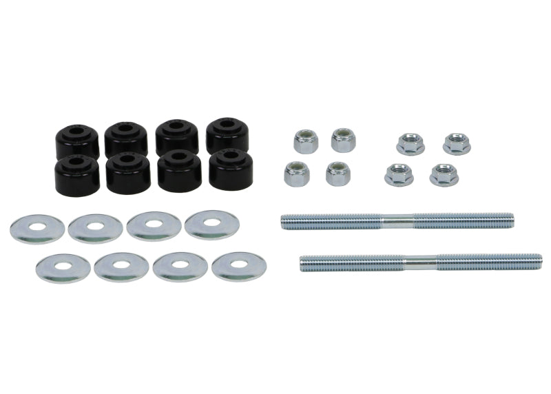 Whiteline W21806S Universal Sway Bar Link Threaded Rod with Poly Bushings 140mm