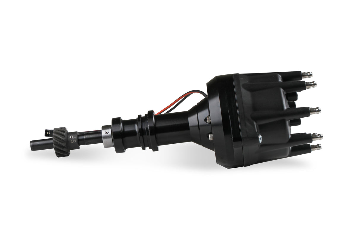 MSD 857931 Black Distributor for Ford 289-302, Pro Billet, Small Cap, Steel Gear