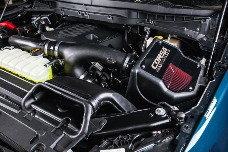 Corsa 2021-2026 Ford F150 3.5L Ecoboost Cold Air Intake with DryTech Filter