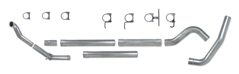 Diamond Eye K4306A-RP 4in Turbo-Back Exhaust Muffler Replacement Pipe - 1994-1997 Ford F-250/F-350 | Aluminized