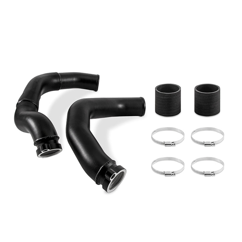 Mishimoto 2015+ BMW F8X M3/M4 Charge Pipe Kit - Wrinkle Black - #MMICP-F80-15