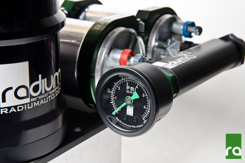 Radium Fuel Pressure Gauge 0-100 PSI Radium Logo - #20-0029