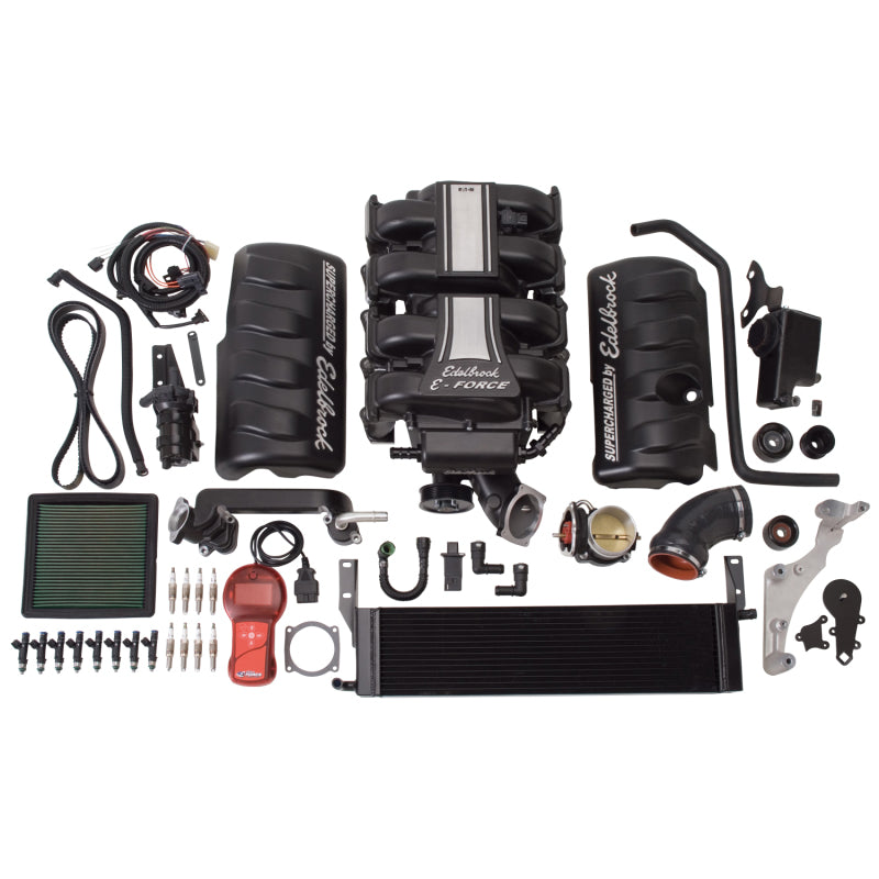 Edelbrock 1580 Supercharger Stage 1 - Street Kit 2005-2009 Ford Mustang 4.6L 3V with Tuner