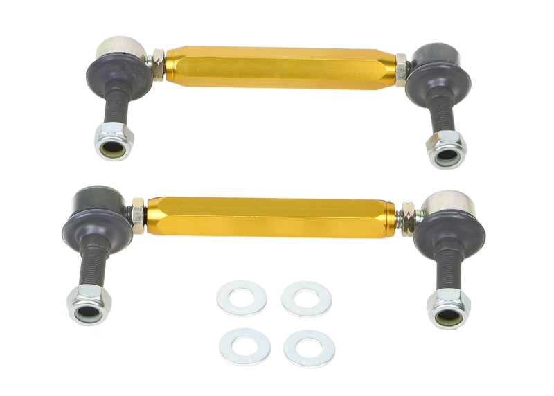 Whiteline KLC180-335 Universal Sway Bar Link Assembly Heavy Duty 330mm-355mm Adjustable Steel Ball for 2008-2019 Mercedes-Benz C300, 2008-2019 Mercedes-Benz C63 AMG, 2003-2012 Land Rover Range Rover and More
