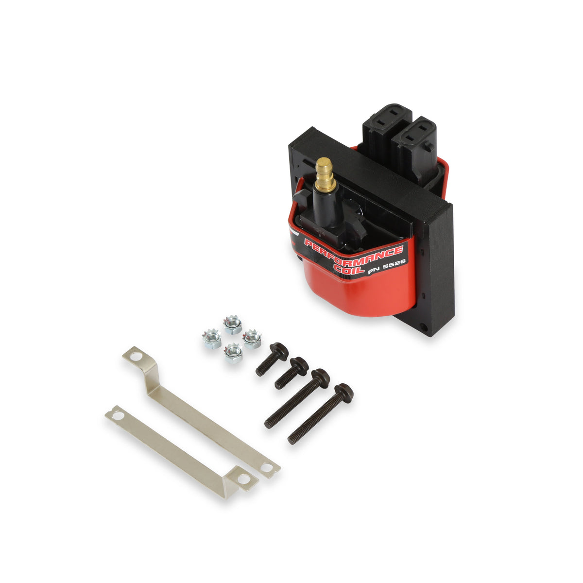 MSD 5526 Street Fire Igntiion Coil Dual Connector, Red, GM HEI distributors