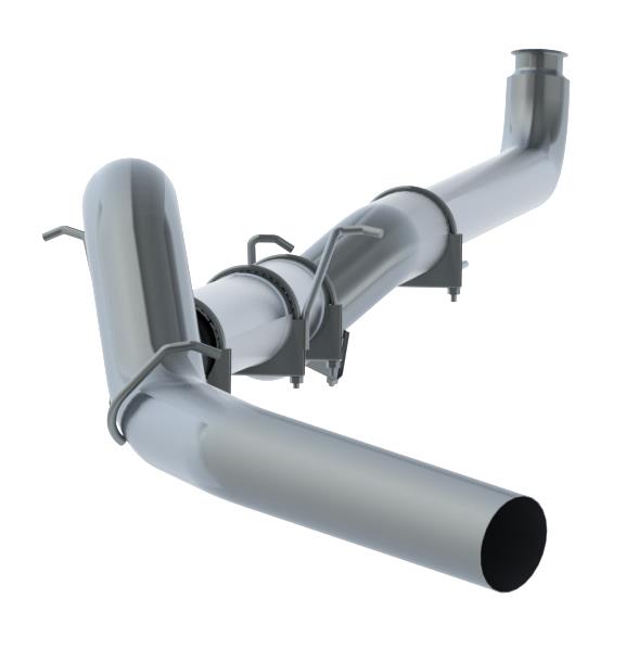 MBRP S61340PLM Cat-Back Exhaust System - 2011-2012 RAM 2500/3500 Cummins 6.7L | Polished