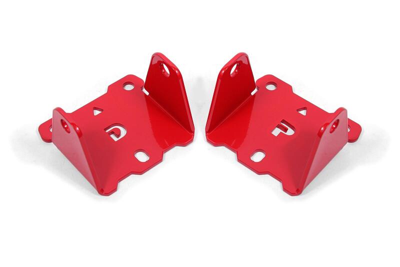 BMR 1982-1992 F-Body Motor Mount Kit Engine Side Solid - Red