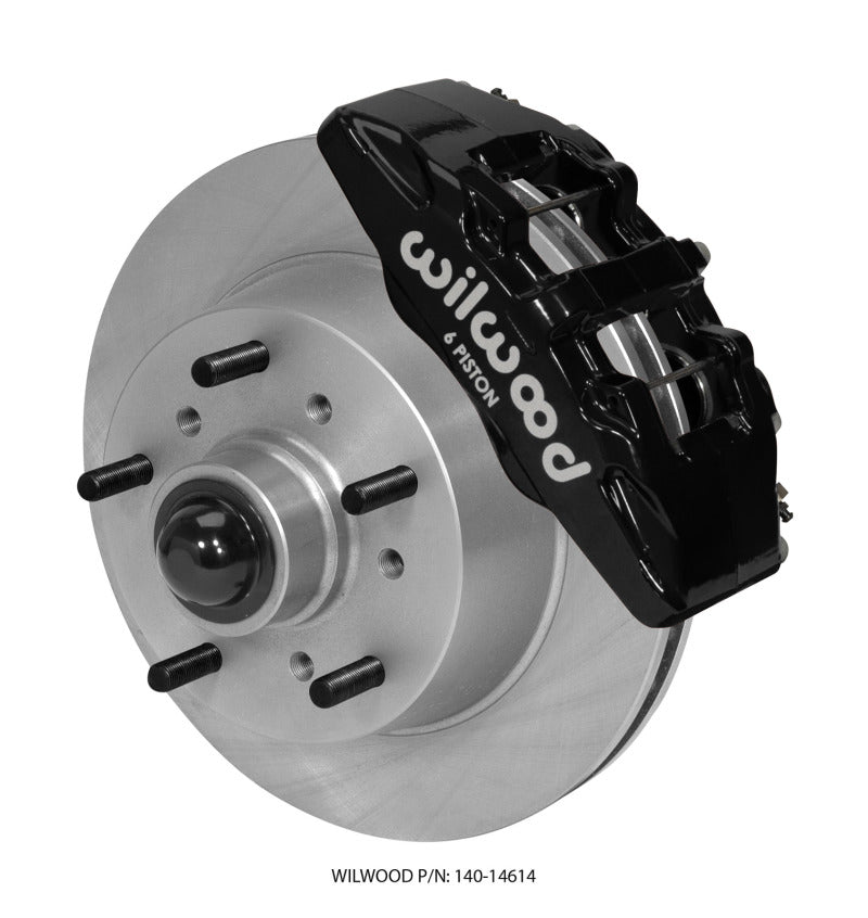 Wilwood Dynapro 6 Front Kit 11.75 Rotor Black 68-72 Ford F100 - #140-14614