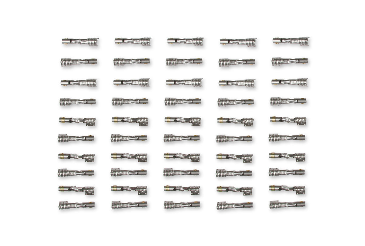 MSD 34604 Terminals, Spark Plug Wire Straight/Multi-Angle - Qty 50