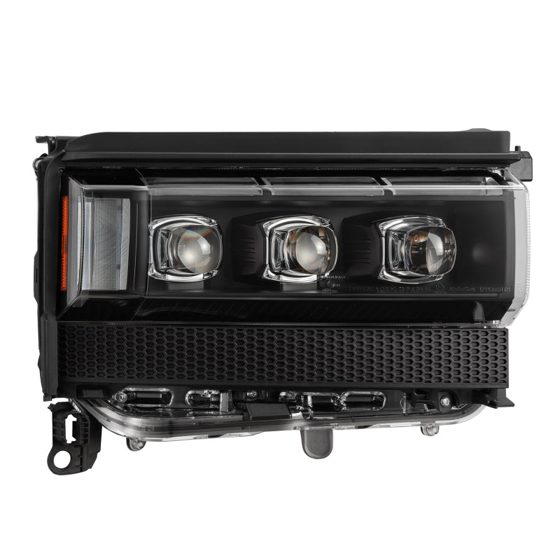 AlphaRex 880897 24-26 Toyota LC250 NOVA LED Projector Headlight Black with Activation Light/Sequential Signal/Switchback