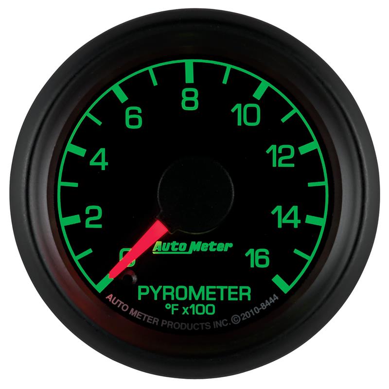 AutoMeter 8444 Factory Match 52mm Full Sweep Electric 0-1600 Degrees F EGT Pyrometer Gauge for Ford