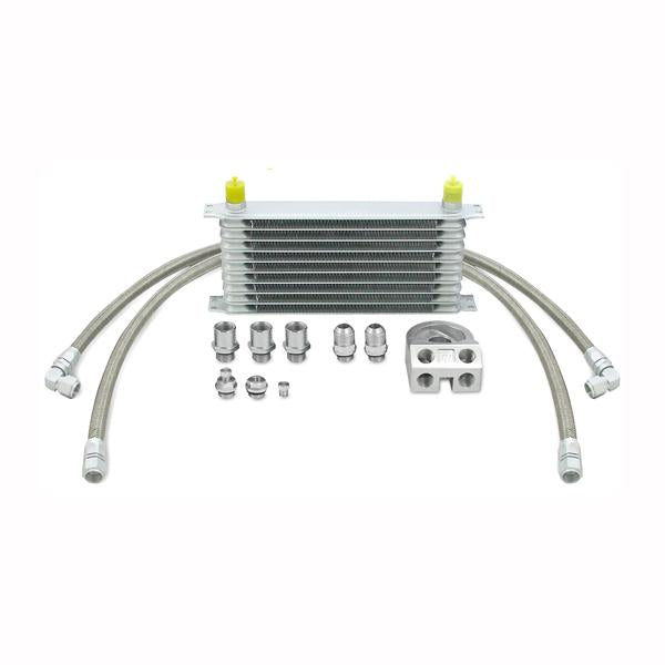 Mishimoto 09-12 Nissan 370Z / 08-12 Infiniti G37 (Coupe Only) Thermostatic Oil Cooler Kit - Black - #MMOC-370Z-09TBK