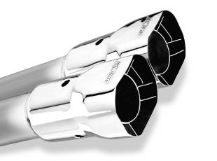 Borla 20203 Universal Polished Tip Dual Round Intercooled (inlet 2 1/2in. Outlet 3in) *NO Returns* - #20203