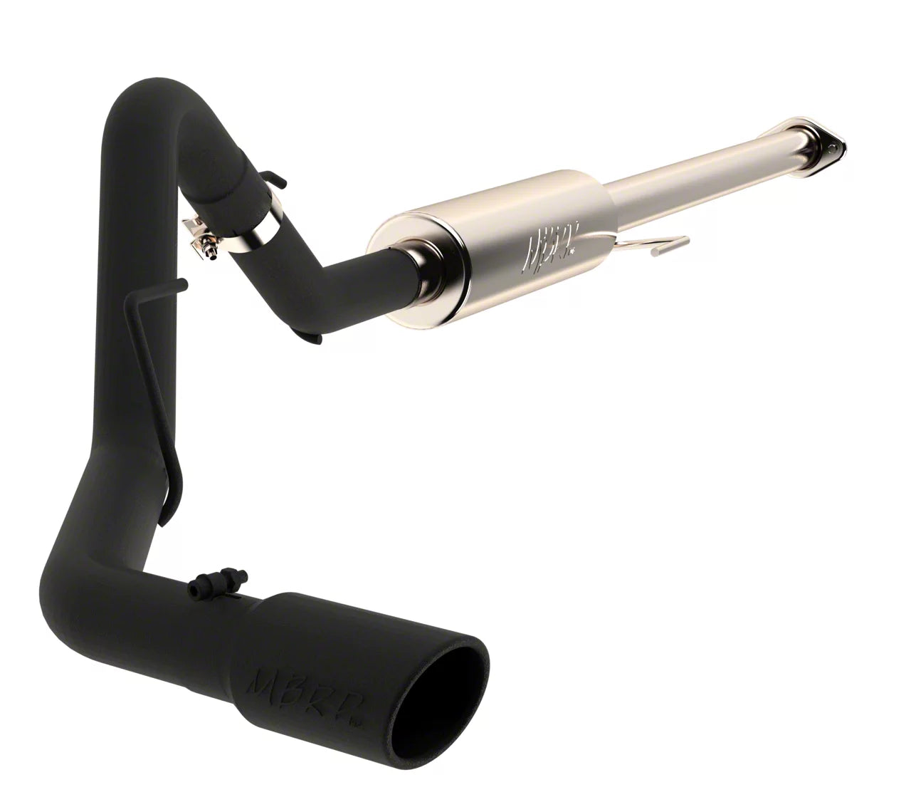 MBRP S5253BLK Cat-Back Exhaust System - 2015-2020 Ford F-150 2.7L/3.5L EcoBoost | Black Coated