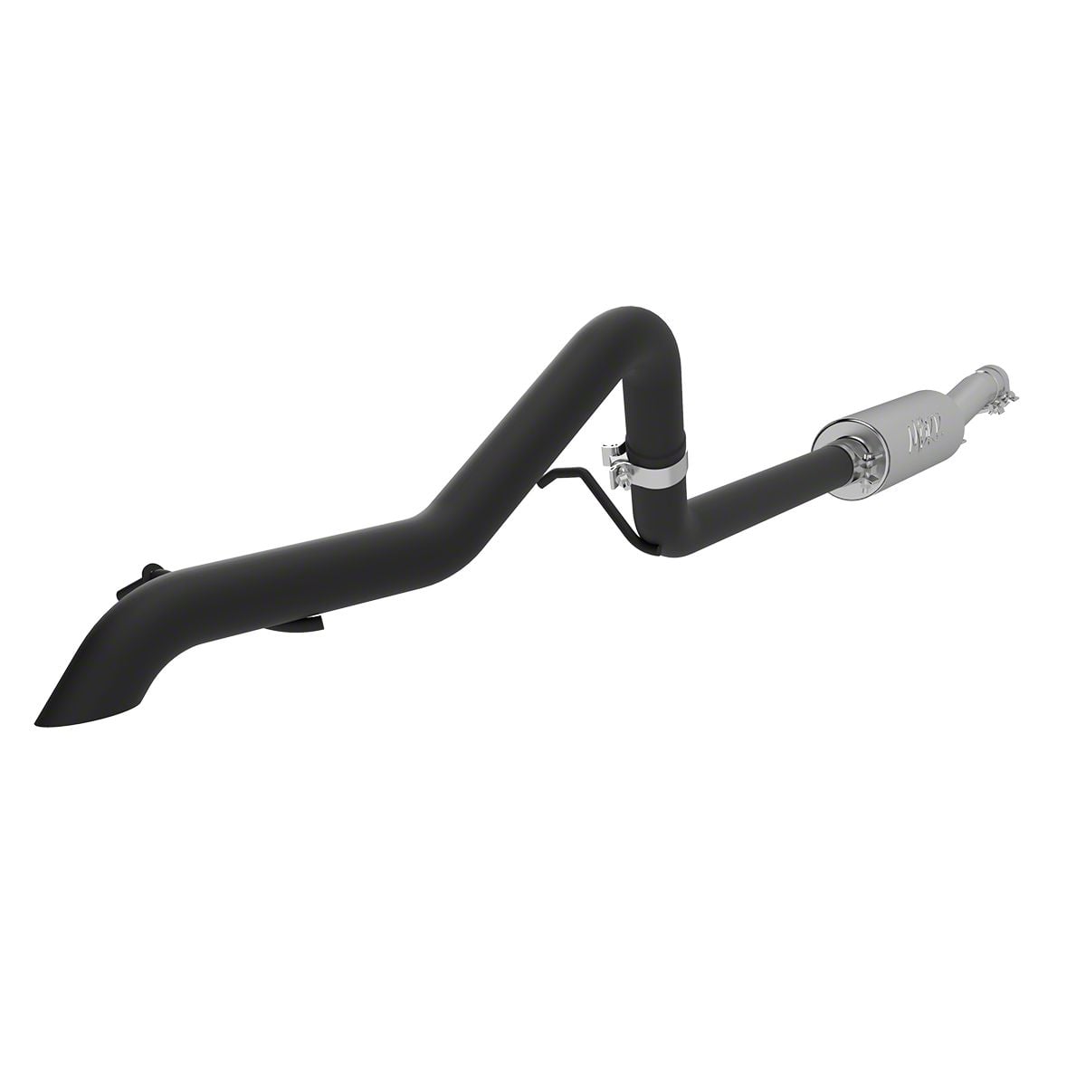 MBRP S5514BLK Cat-Back Exhaust System - 2007-2011 Jeep Wrangler JK | Black Coated
