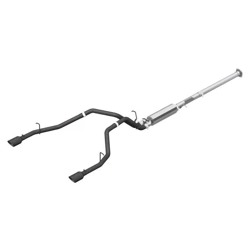 MBRP S5152BLK Cat-Back Exhaust System - 2019-2024 RAM Hemi 1500 5.7L CC/QC | Black Coated