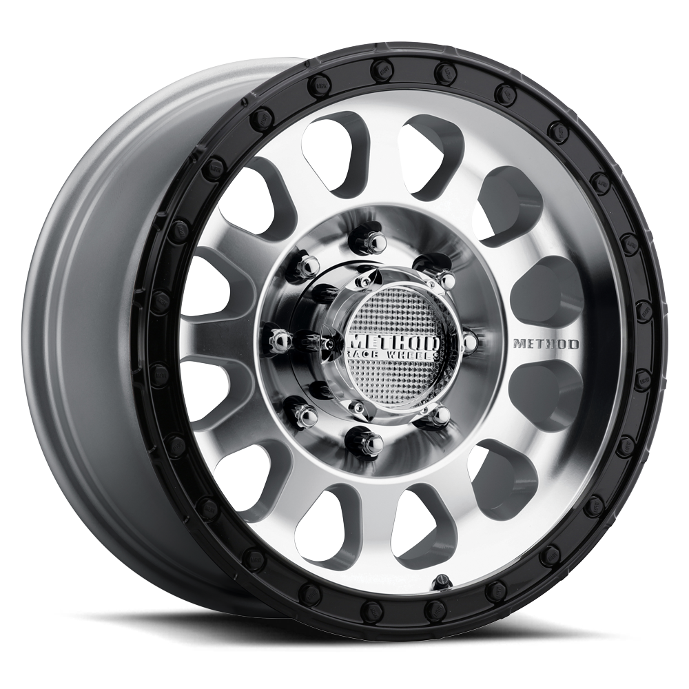 Method MR315 18x9 +18mm Offset 8x170 130.81mm CB Machined Wheel - Gloss Black Lip