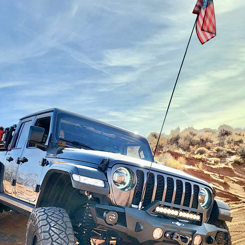 Rock Slide Engineering for 07-18 Jeep Wrangler JK Big Sky Aluminum Stubby Front Bumper w/ Winch Plate