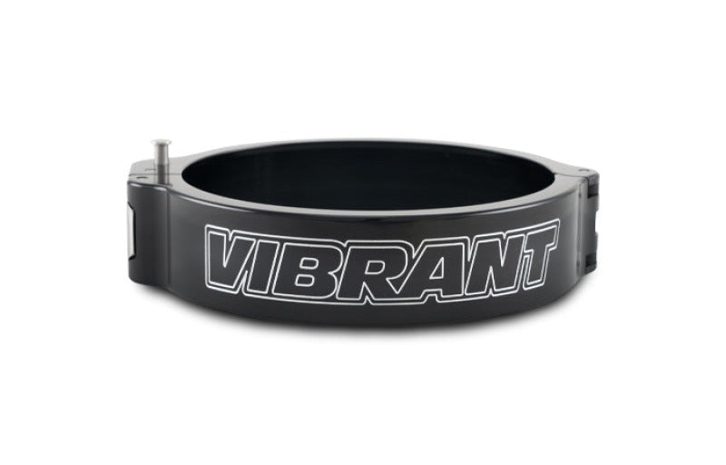 Vibrant 4in O.D. Aluminized HD 2.0 Clamp - Anodized Black (Clamp Only)