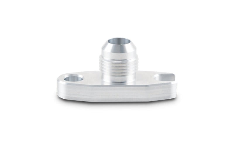 Vibrant 2.00in Bolt Hole -10AN Male Flare Aluminum Oil Drain Flange w/Crowfoot