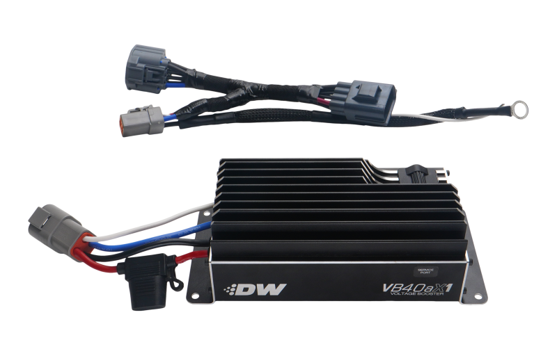 DeatschWerks VB40AX1 Voltage Booster with Plug-N-Play Harness for 11-25 Ford Mustang