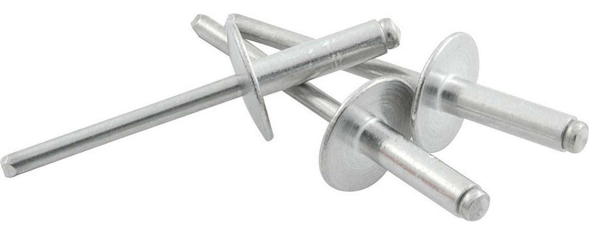 Allstar Performance Large Head Rivet 250Pk Silver ALL18153