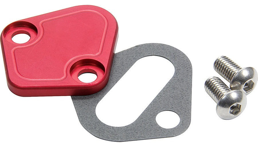 Allstar Performance BBC F/P Block Off Plate Red ALL40305