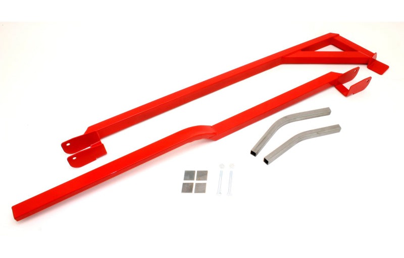BMR 1982-1982 3rd Gen F-Body Weld-On Boxed Subframe Connectors (Outside Frame Exhaust) - Red