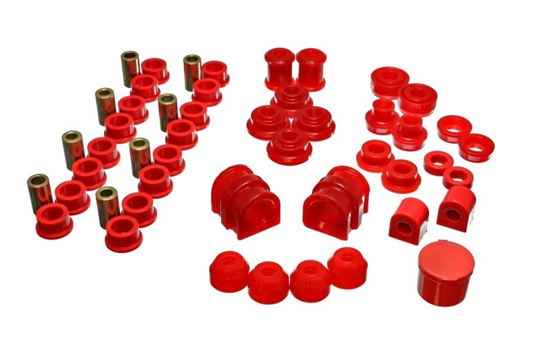 Energy Suspension for 91-02 S Series Coupe Red Hyper-Flex Bushing Set 18.18101R
