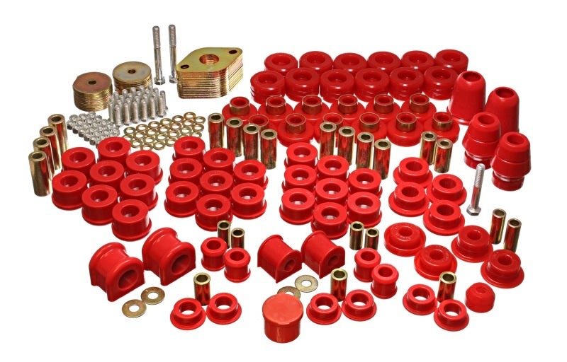 Energy Suspension for 07-11 JK 4dr Red Hyper-Flex Master Bushing Set 2.18108R