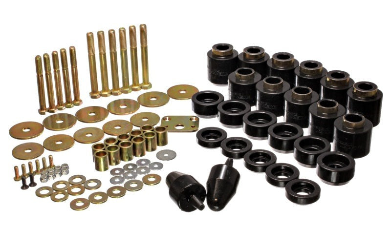 Energy Suspension 1in Black Body Lift Kit 2.4108G