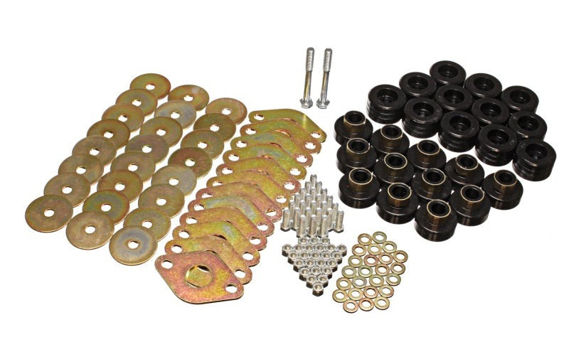 Energy Suspension Body Mount Set W/Hardware - Black 2.4109G