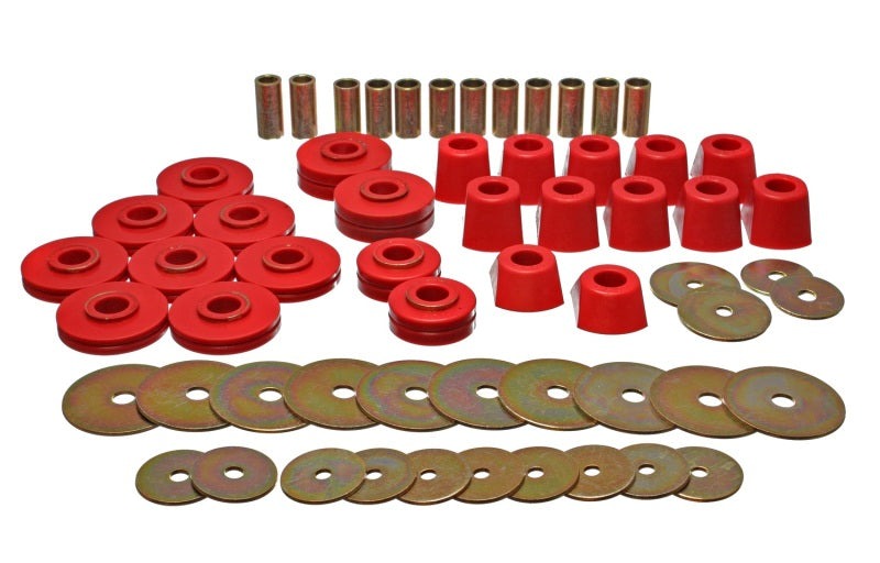 Energy Suspension for 67-95 K5 Blazer Red Body Mount Set 3.4110R