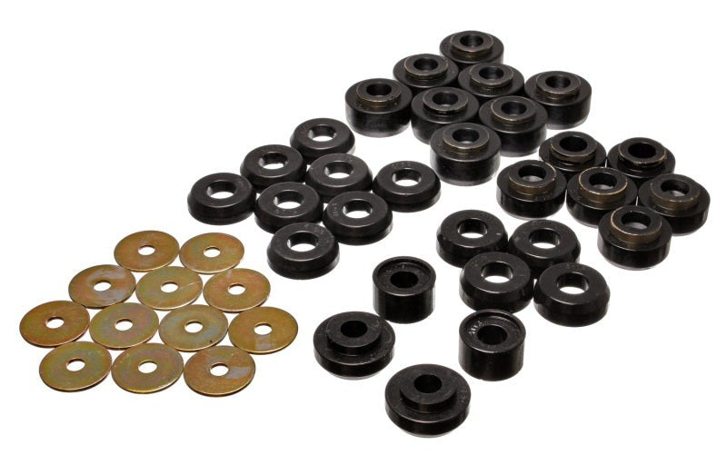 Energy Suspension for Chevy 4 door Black Body Mounts 3.4136G