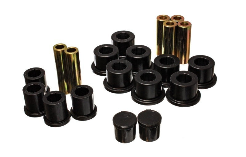 Energy Suspension Rear Spring Bushing Set - Black 5.2118G