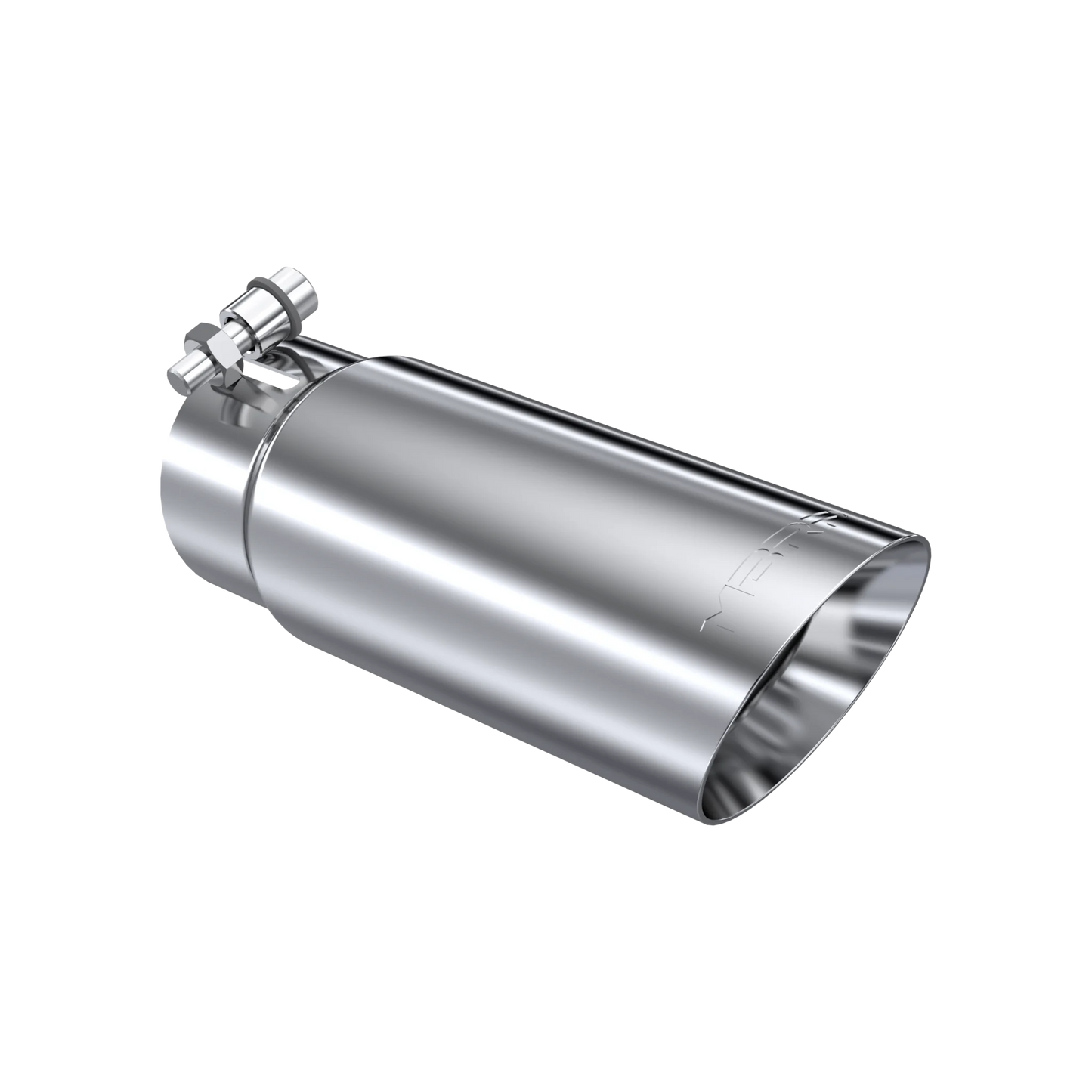 MBRP T5114 Exhaust Tip - 3.5" OD Dual Wall Angled End 3" inlet 10" length | T304 Stainless
