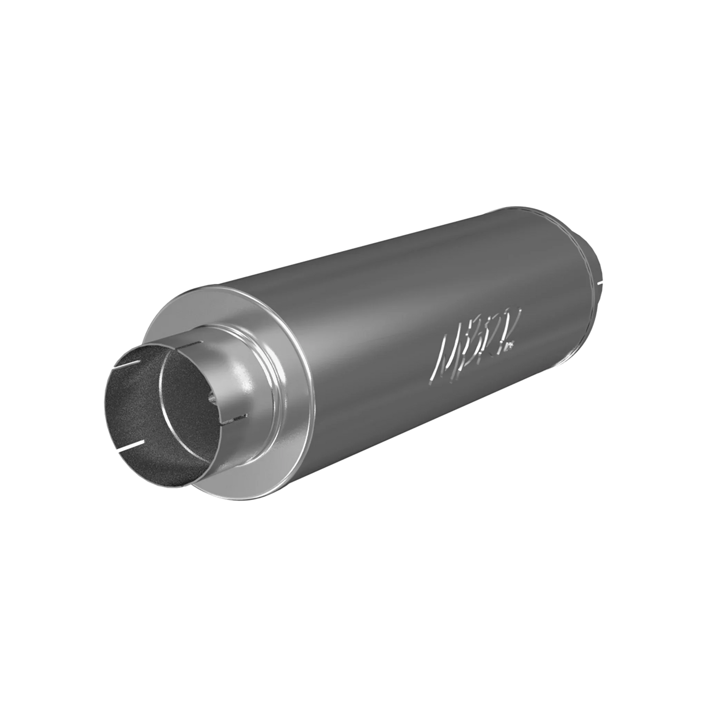 MBRP M2220A Universal Muffler - 5" in/out, 8" body, 31" overall, Quiet Tone | Aluminized