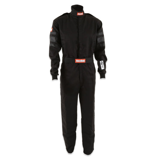 RaceQuip 110006 Black SFI-1 1-Layer Suit - XL