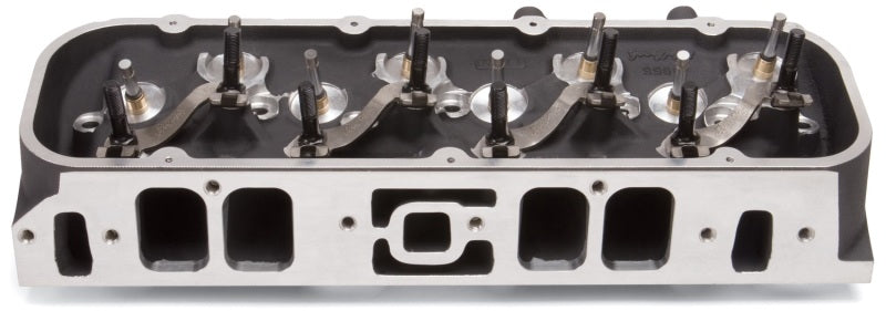 Edelbrock 61559 Single Marine BBC Rectangular Port Head with Valves