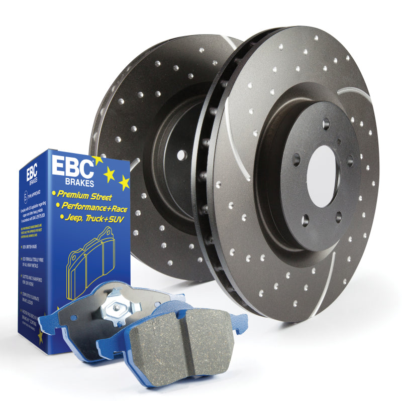 EBC S6 Front Brake Kit Bluestuff NDX Pads GD Sport Rotors S6KF1116