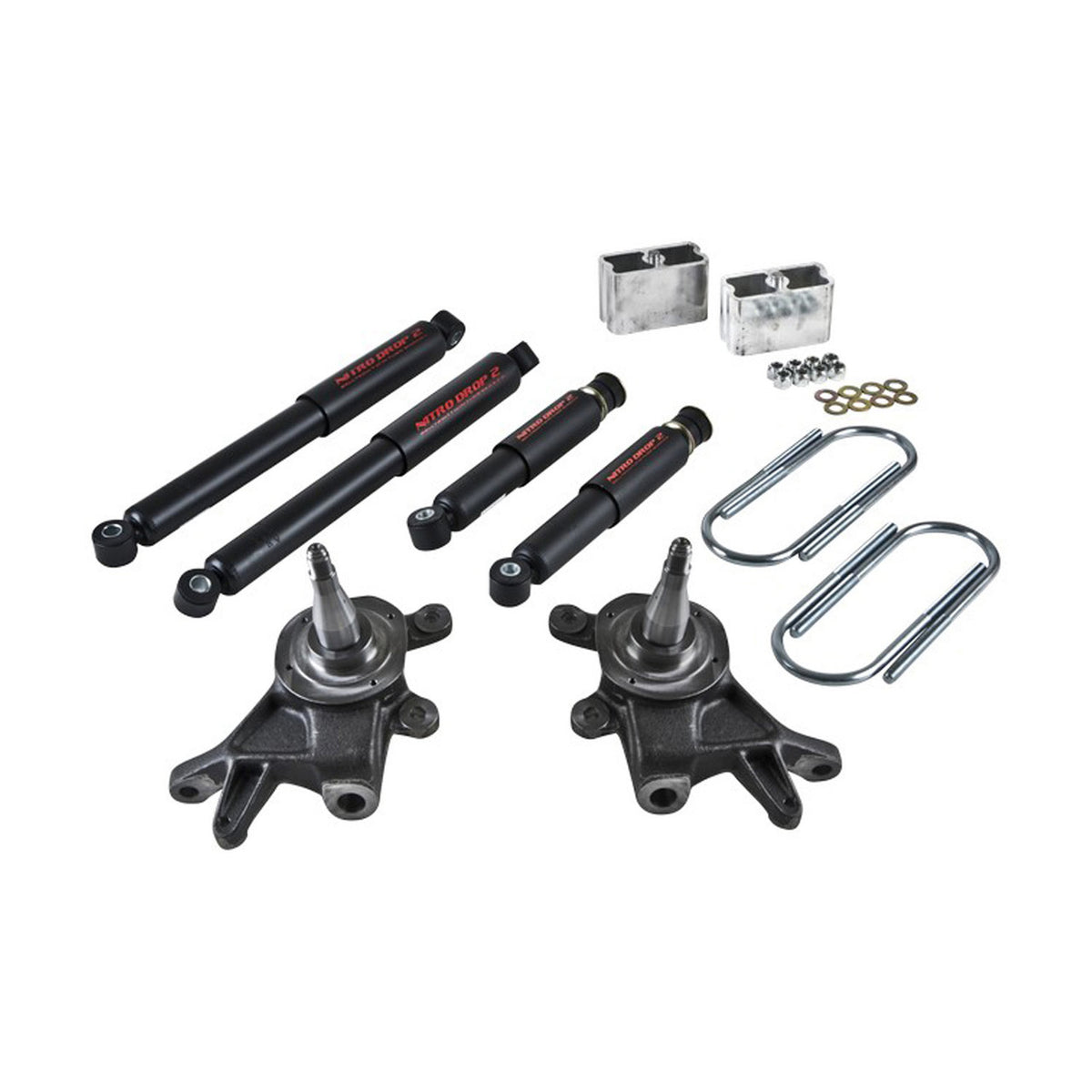 Belltech Lowering Kit With ND2 Shocks for 1986-1997 Nissan D21/Pickup