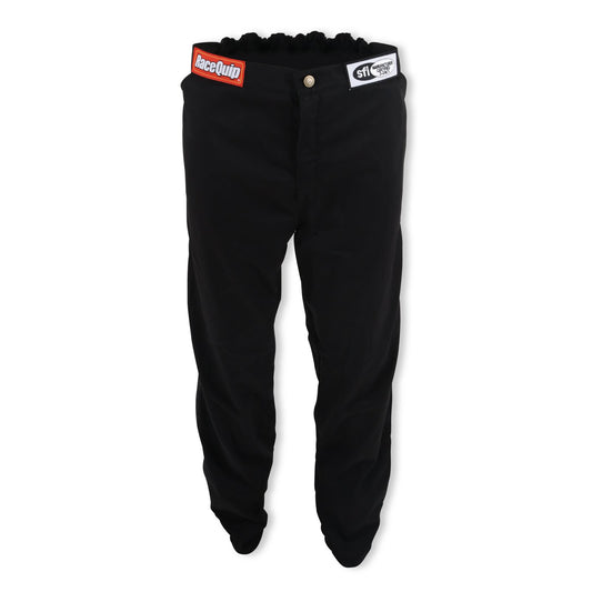 RaceQuip 112005 Black SFI-1 1-Layer Pants Large