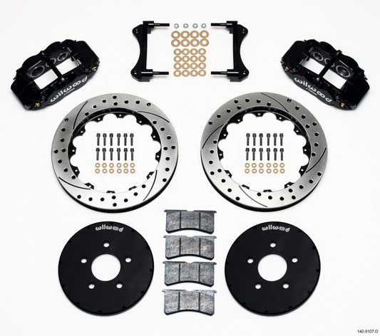 Wilwood Narrow Superlite 6R Front Hat Kit 12.88in Drilled 1994-2004 Mustang - #140-9107-D