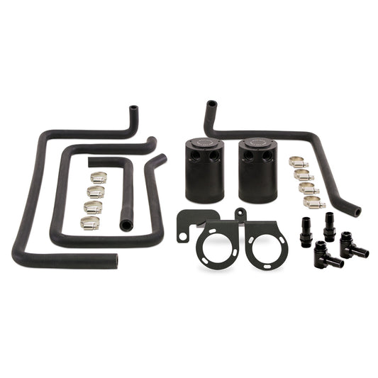 Mishimoto 09+ Nissan 370Z Direct Fit Baffled Oil Catch Can - Black - #MMBCC-370Z-09PBE