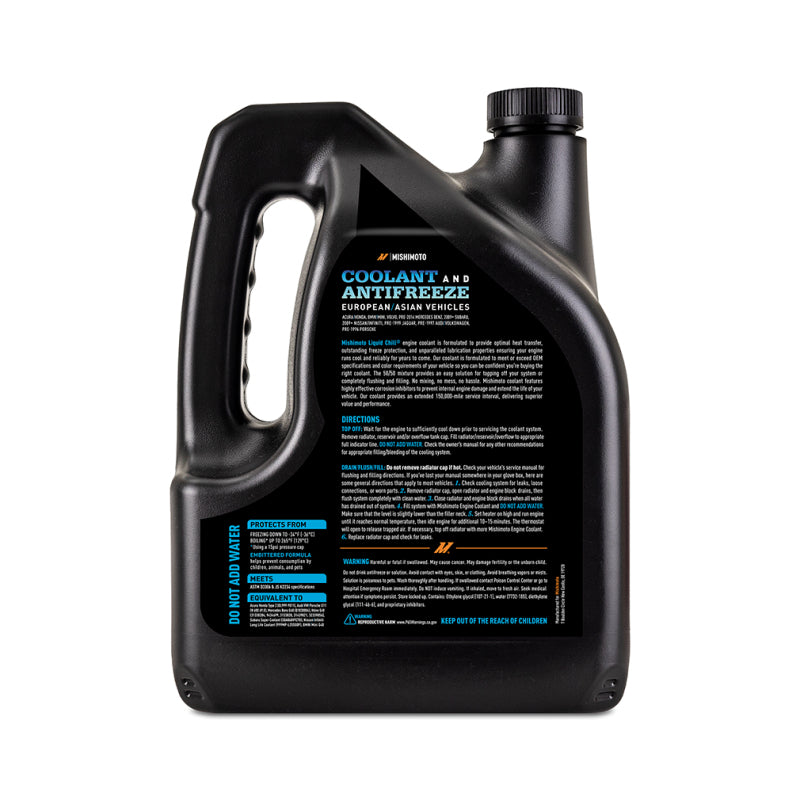 Mishimoto Liquid Chill EG Coolant, European/Asian Vehicles, Blue - #MMRA-LC-EG-BL