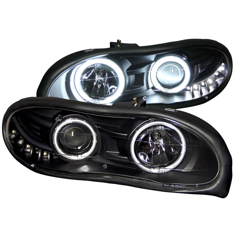 ANZO 1998-2002 Chevrolet Camaro LED Projector Headlights